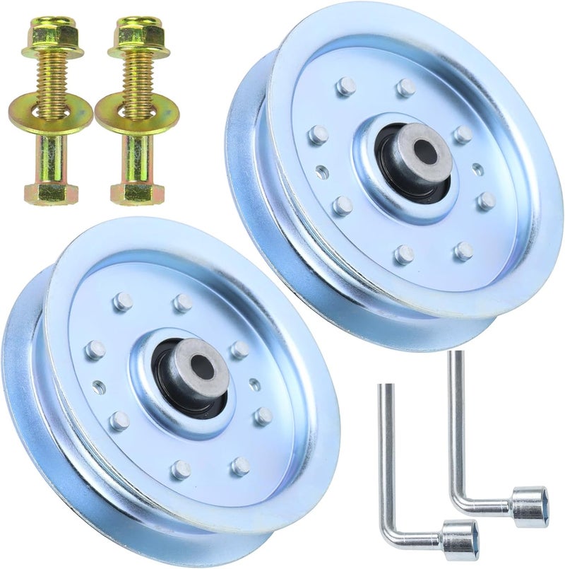 GUSUHAWK 2 Pack 753-08171 Idler Pulley Kit Replaces Cub Cadet 756-04129B, 756-04129, 753-08171, 753-08068 for Cub Cadet RZT 50, RZT 54, RZT 42, LT1042, LT1045, LT2000, LTX 1040, LTX 1050 Lawn Tractors - Image 1